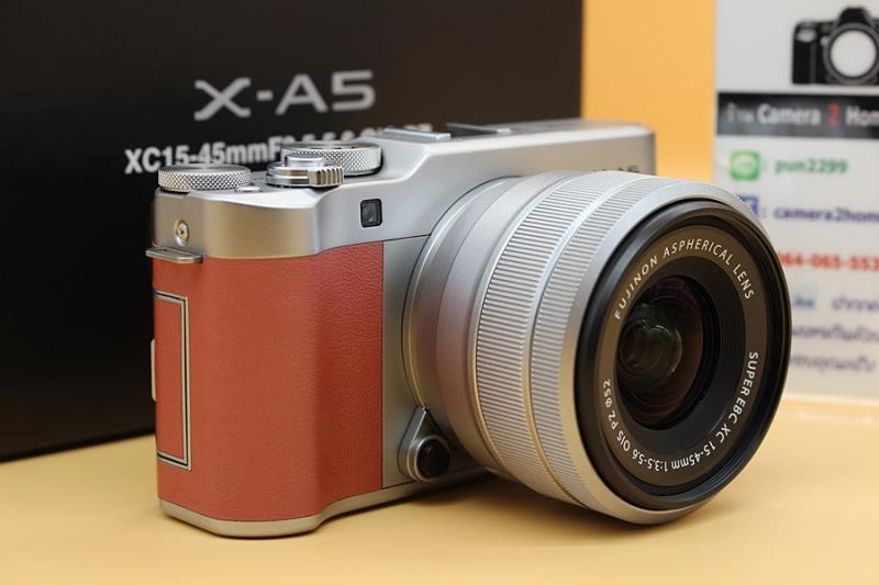 ขาย Fuji X-A5 + lens XC 15-45mm(สีชมพู) เครื่องประกันศูนย์ ถึง 13-07-63 สภาพสวยใหม่มาก เมนูไทย มีระบบ WiFiและ Bluetooth จอทัชสกรีน หน้าจอติดฟิล์มเรียบร้อย 